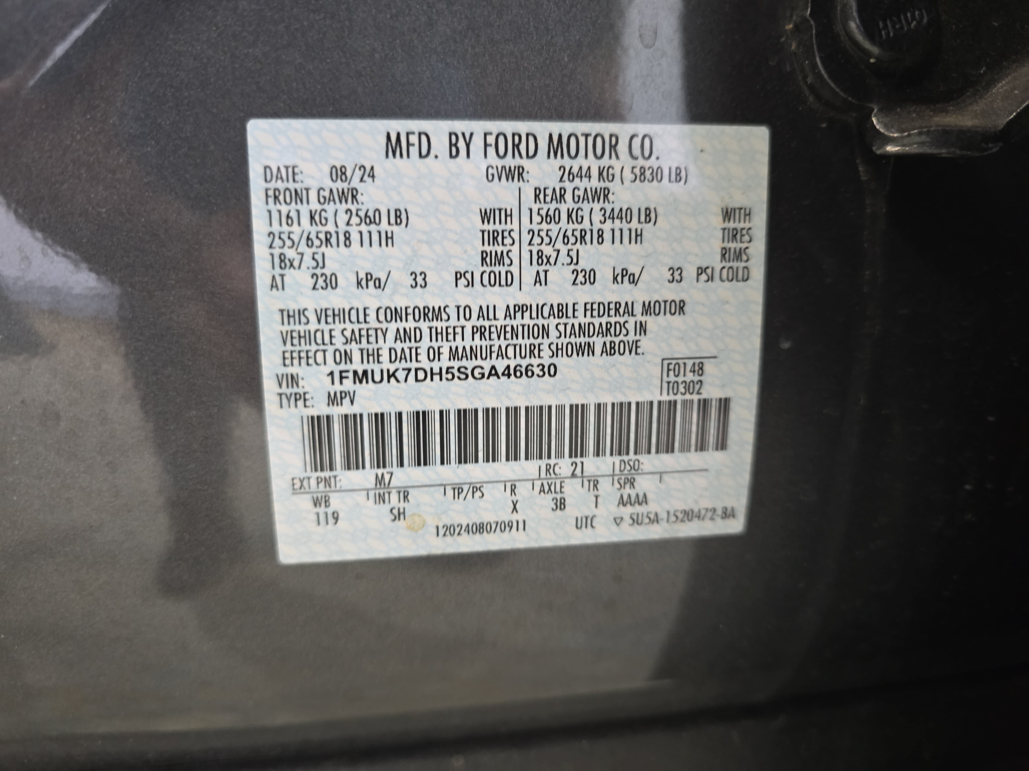 Used 2025 Ford Explorer Active w/ Active Comfort Package RWD image 32
