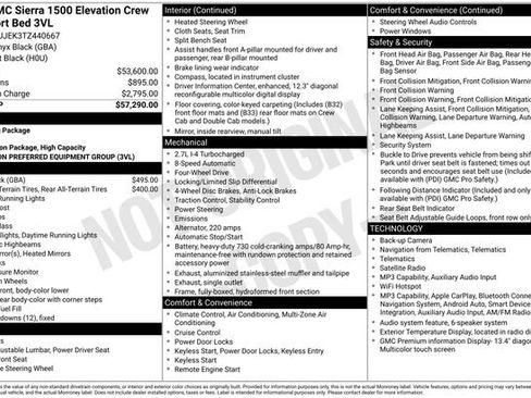 New 2026 GMC Sierra 1500 Elevation AWD/4WD image 3