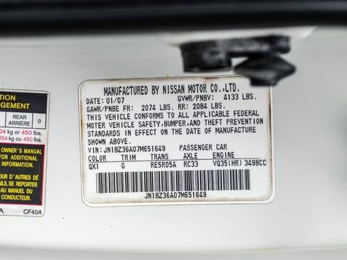 Used 2007 Nissan 350Z Grand Touring image 68