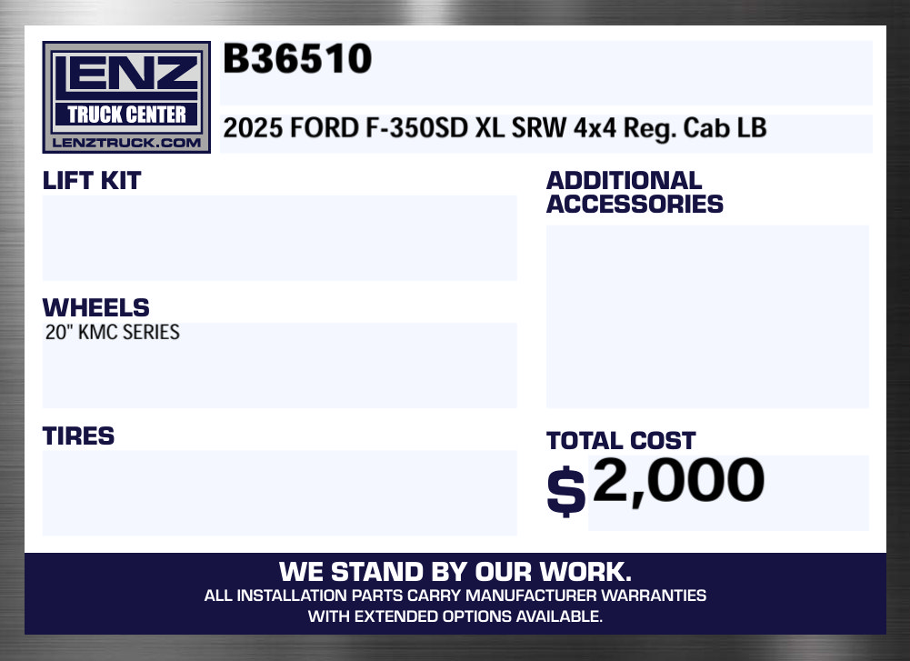 Used 2025 Ford F350 XL w/ STX Appearance Package AWD/4WD image 2