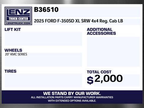Used 2025 Ford F350 XL w/ STX Appearance Package AWD/4WD image 2