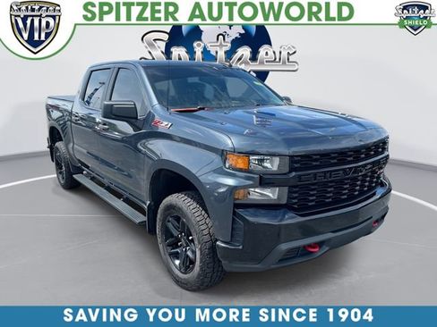 Used 2021 Chevrolet Silverado 1500 Custom Trail Boss w/ LPO, Dark Essentials Package AWD/4WD image 1