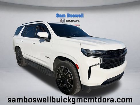 Used 2021 Chevrolet Tahoe RST w/ Luxury Package RWD image 1