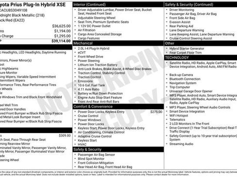 Used 2025 Toyota Prius Plug-In Hybrid FWD image 41