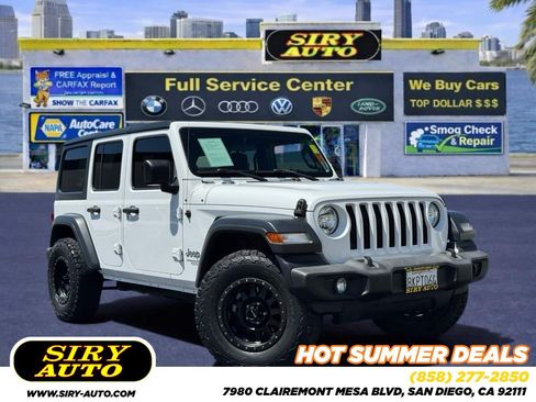 Used 2019 Jeep Wrangler Unlimited Sport S AWD/4WD image 1