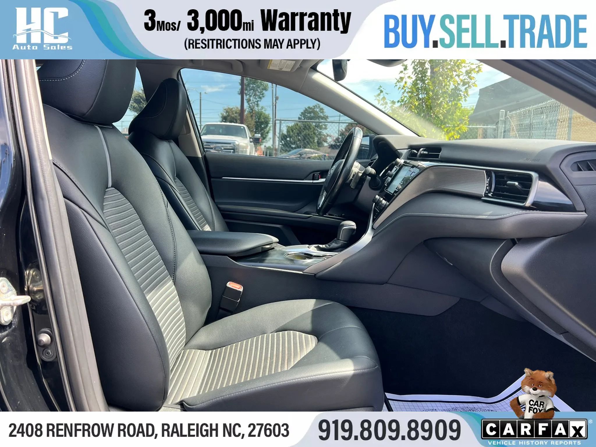 Used 2019 Toyota Camry SE w/ Convenience Package FWD image 19