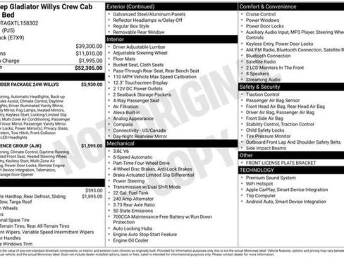 New 2026 Jeep Gladiator Willys image 16