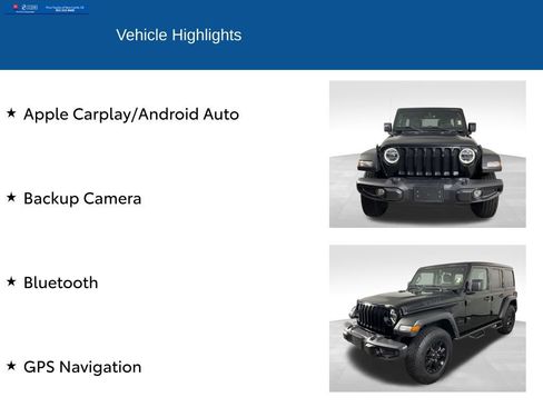 Used 2022 Jeep Wrangler Unlimited Sport AWD/4WD image 2