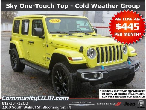 Used 2023 Jeep Wrangler Sahara w/ Cold Weather Group image 1