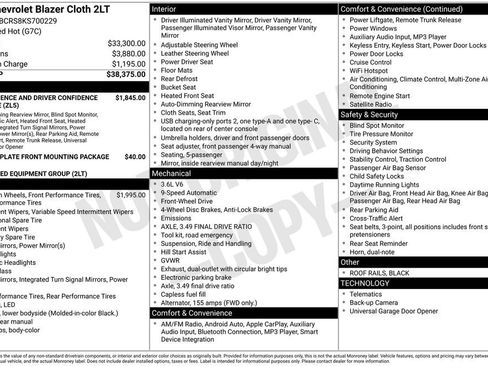 Certified 2019 Chevrolet Blazer LT image 6