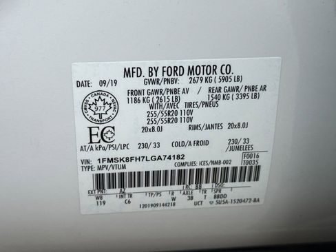 Used 2020 Ford Explorer Limited w/ Class III Trailer Tow Package image 46