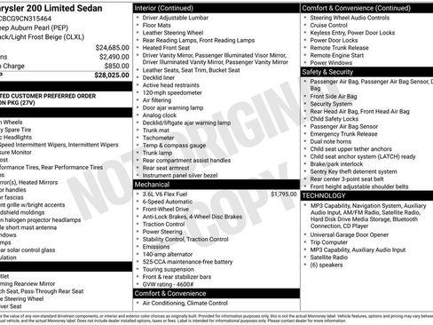 Used 2012 Chrysler 200 Limited FWD image 29