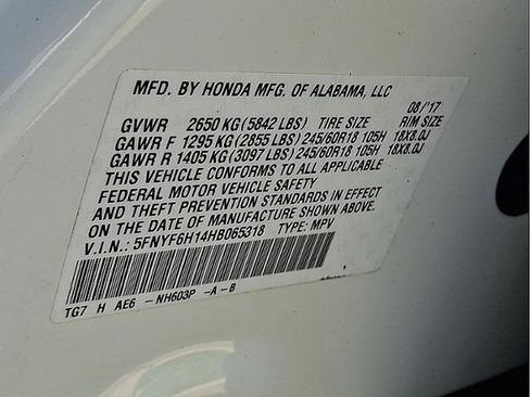 Used 2017 Honda Pilot LX image 24