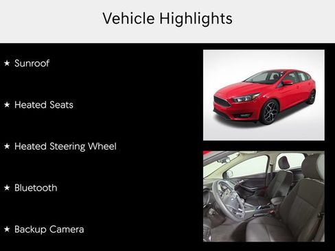 Used 2017 Ford Focus SEL w/ Cold Weather Package FWD image 7