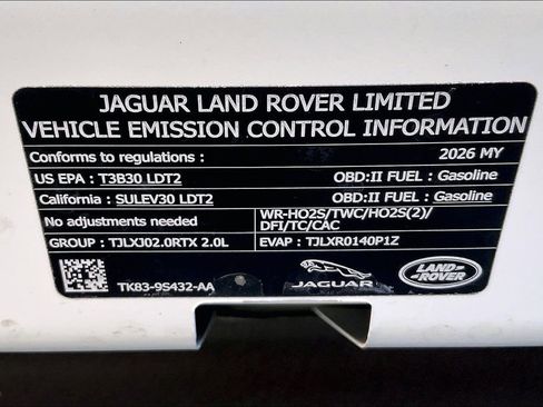 Certified 2026 Land Rover Range Rover Velar S image 30