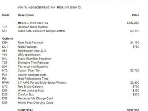 Certified 2024 Mercedes-Benz S 63 AMG S image 4