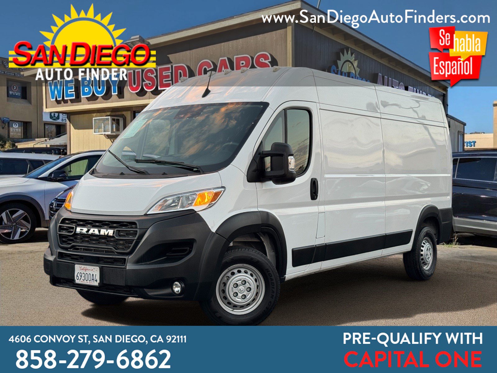 Used 2025 RAM ProMaster 2500 w/ Convenience Group FWD image 1