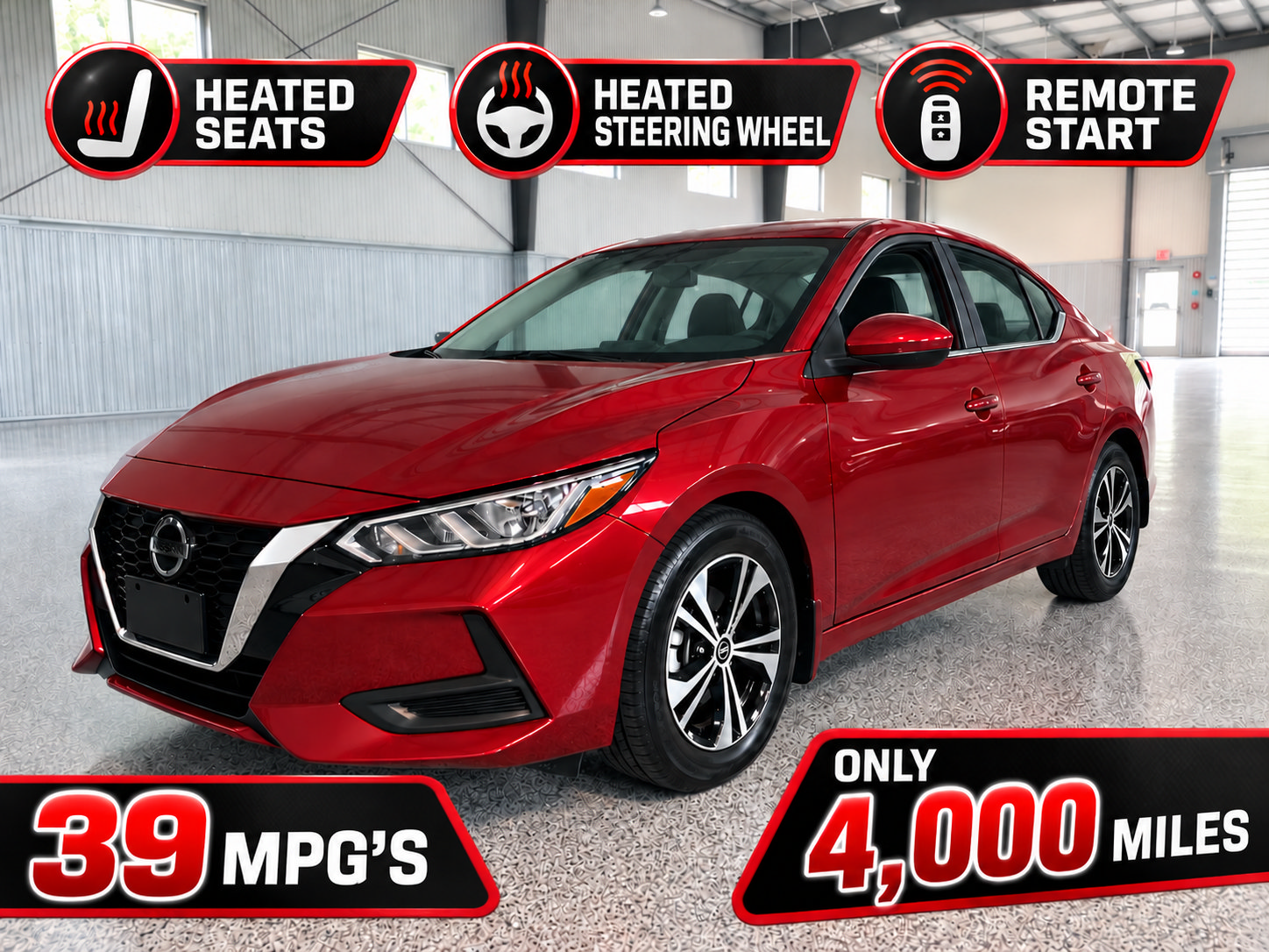 Used 2023 Nissan Sentra SV w/ All-Weather Package FWD image 1