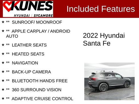 Certified 2022 Hyundai Santa Fe Limited image 2