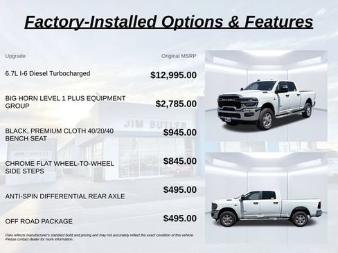 Used 2026 RAM 2500 Big Horn AWD/4WD image 3