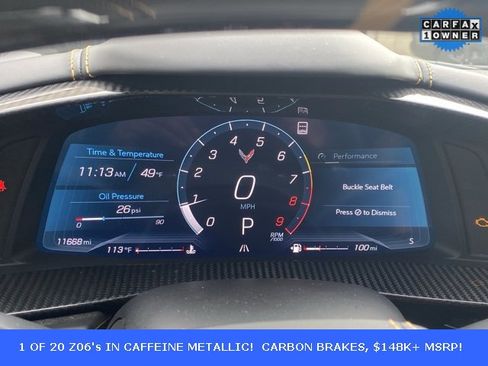 Used 2023 Chevrolet Corvette Z06 w/ Stealth Interior Trim Package image 25