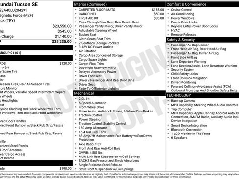 Used 2020 Hyundai Tucson SE FWD image 3