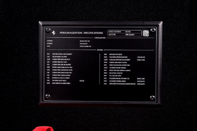 Certified 2018 Ferrari 488 Spider RWD image 67