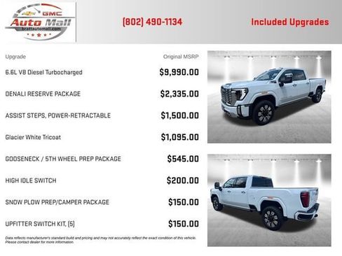 Certified 2026 GMC Sierra 3500 Denali w/ Denali Reserve Package AWD/4WD image 4
