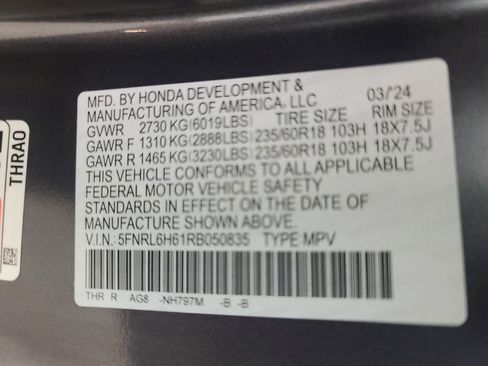 Used 2024 Honda Odyssey EX-L image 39