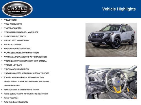 Used 2023 Subaru Forester Wilderness AWD/4WD image 3