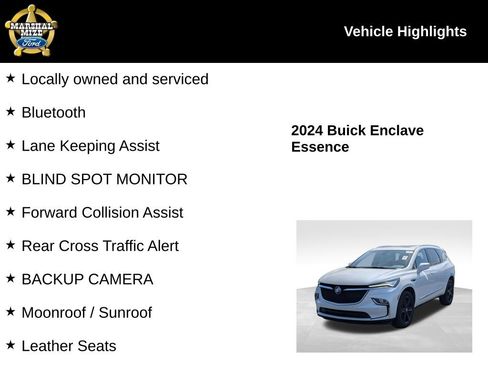 Used 2024 Buick Enclave Essence w/ Experience Buick Package AWD/4WD image 2