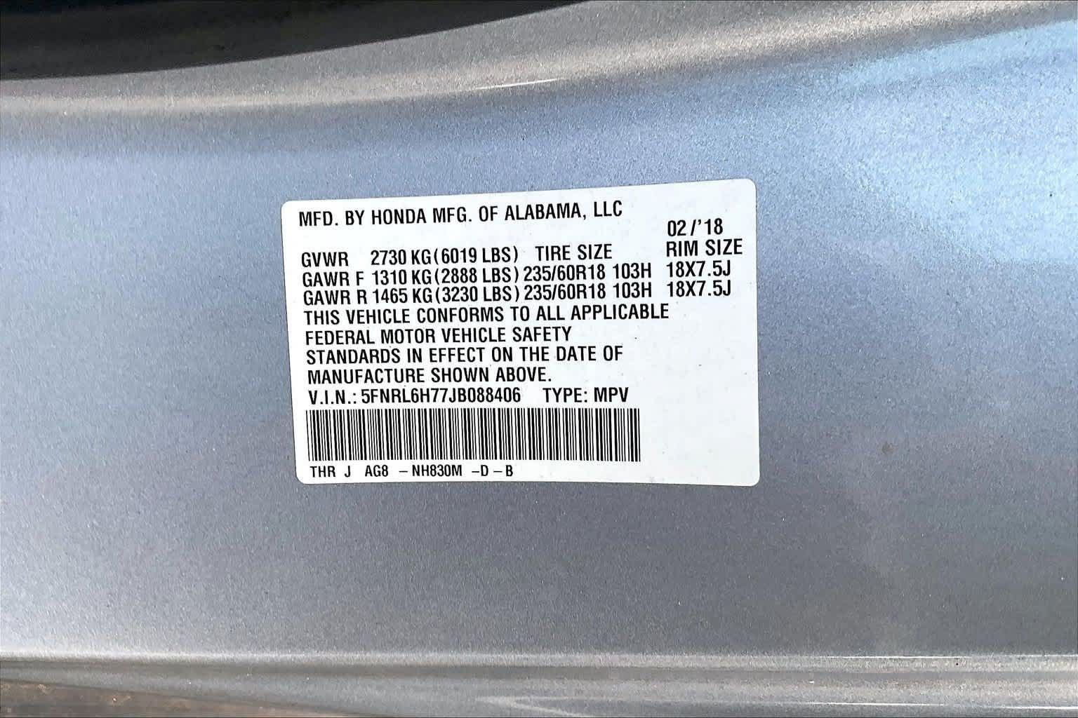 Used 2018 Honda Odyssey EX-L image 20