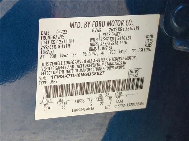 Used 2022 Ford Explorer XLT w/ Equipment Group 202A RWD image 24