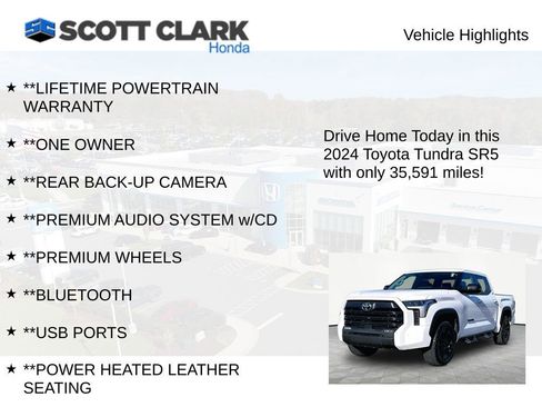 Used 2024 Toyota Tundra SR5 w/ SR5 Premium Package image 11
