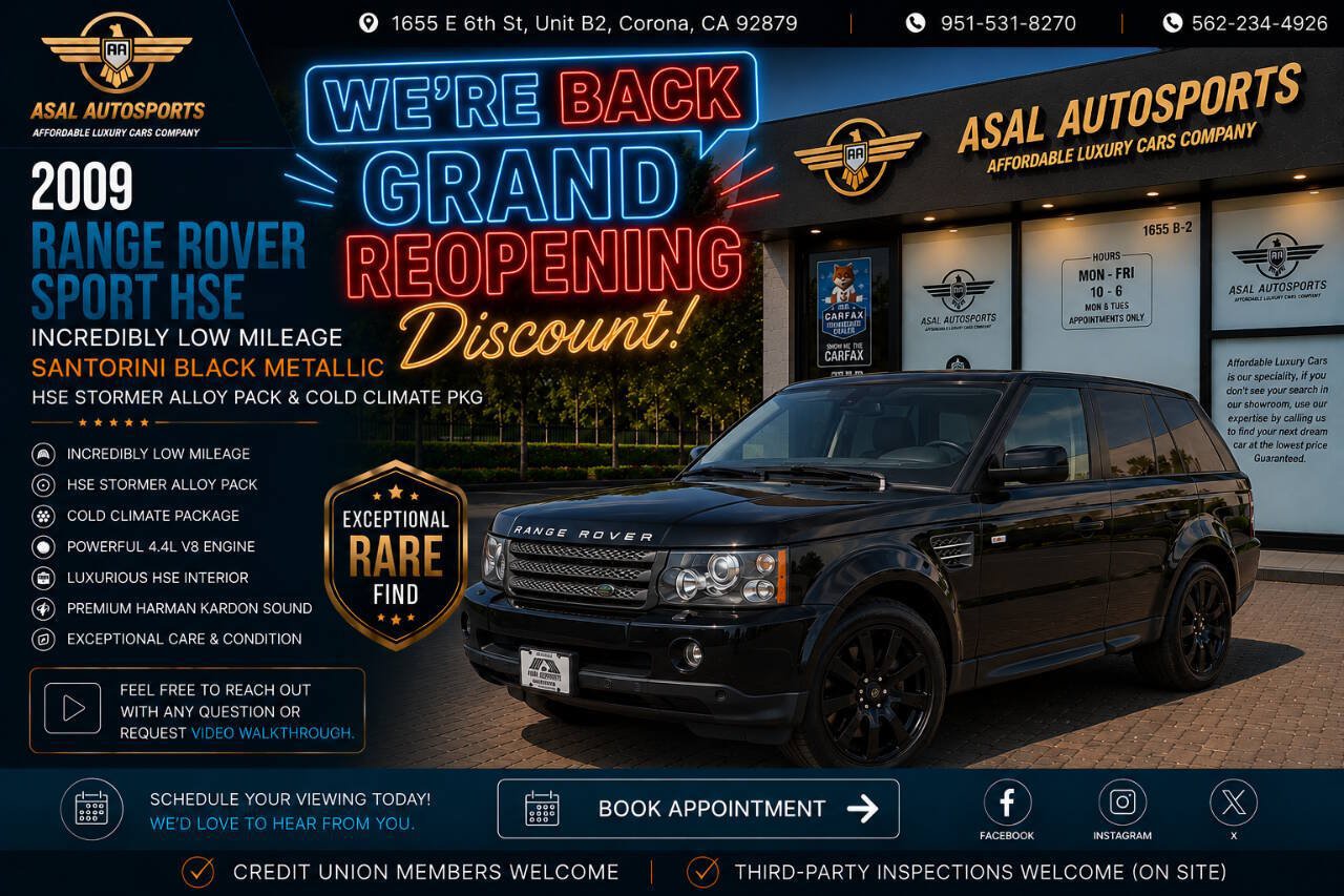 Used 2009 Land Rover Range Rover Sport HSE AWD/4WD image 1