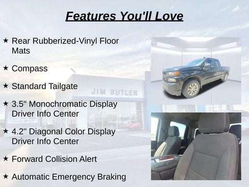 Used 2022 Chevrolet Silverado 1500 Custom w/ Safety Confidence Package AWD/4WD image 14