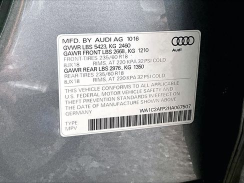 Used 2017 Audi Q5 2.0T Premium w/ Audi MMI Navigation Plus image 32