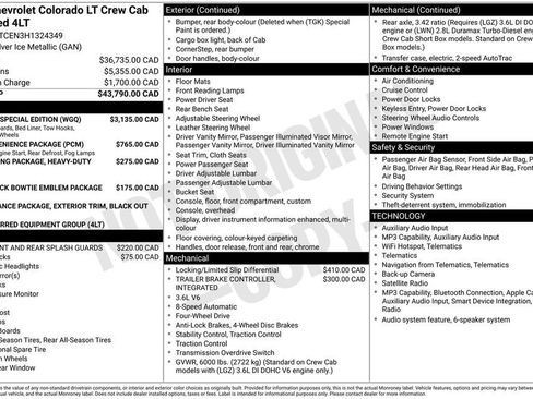 Used 2017 Chevrolet Colorado LT w/ Redline Special Edition AWD/4WD image 1