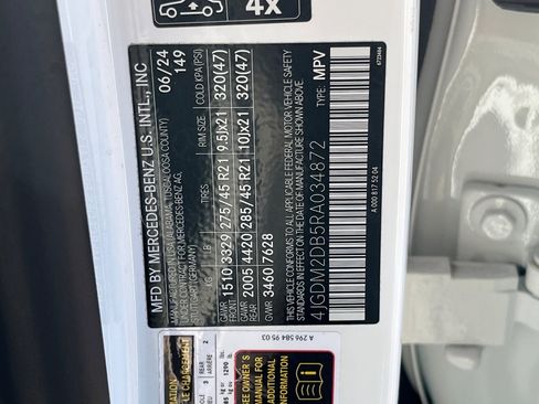 Certified 2024 Mercedes-Benz EQS 450+ SUV image 10