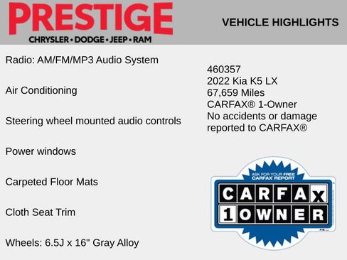 Used 2022 Kia K5 LX FWD image 2
