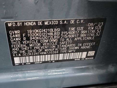 Certified 2024 Honda HR-V EX-L image 33
