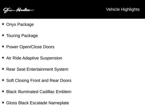 Used 2026 Cadillac Escalade Sport w/ LPO, ONYX Package AWD/4WD image 2