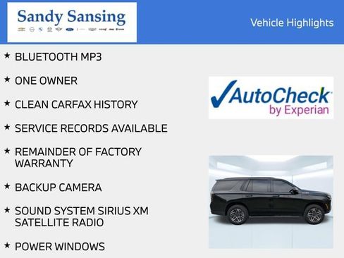 Used 2025 Chevrolet Tahoe Z71 w/ Comfort Package AWD/4WD image 6