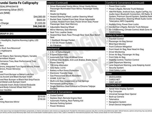 Certified 2023 Hyundai Santa Fe Calligraphy AWD/4WD image 5