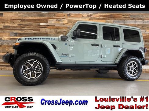 Used 2023 Jeep Wrangler Unlimited Rubicon 4xe w/ Cold Weather Group image 1