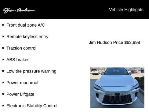 Used 2025 Lexus RX 350 FWD w/ Convenience Package image 4