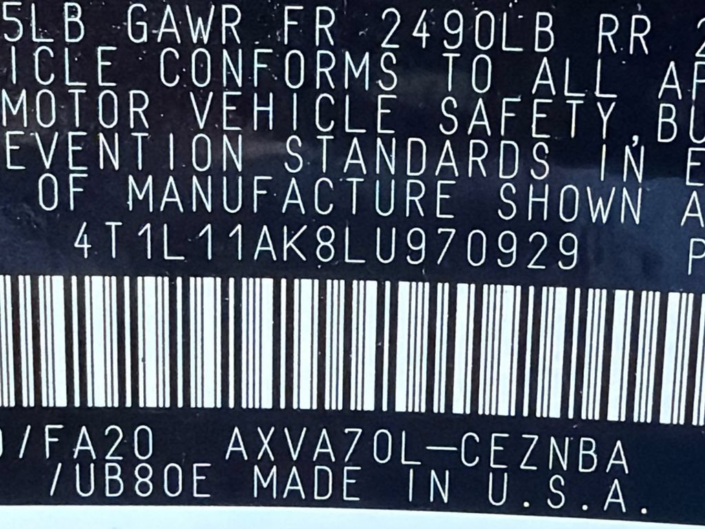 Used 2020 Toyota Camry LE w/ Convenience Package FWD image 31