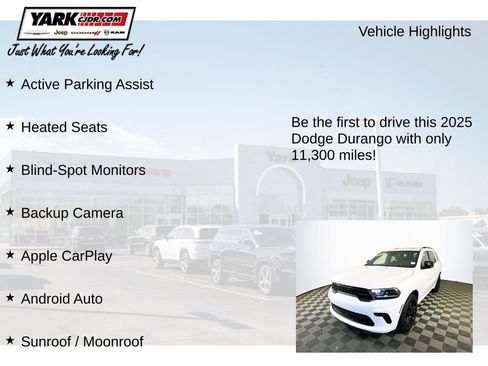 Certified 2025 Dodge Durango GT AWD/4WD image 12