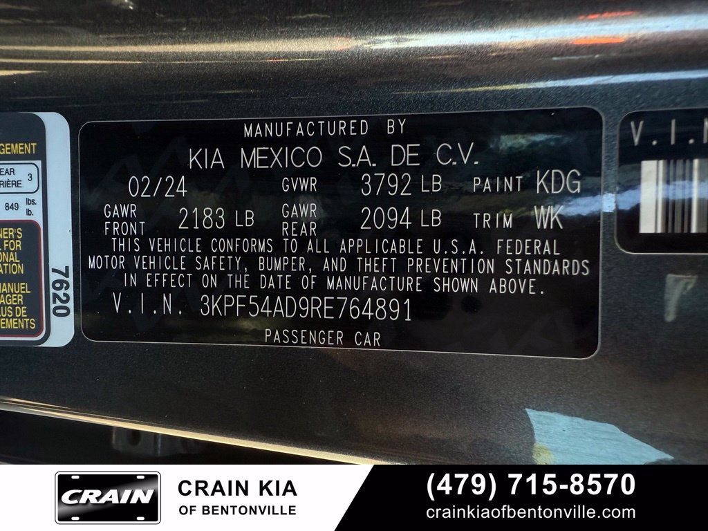 Certified 2024 Kia Forte GT-Line FWD image 30