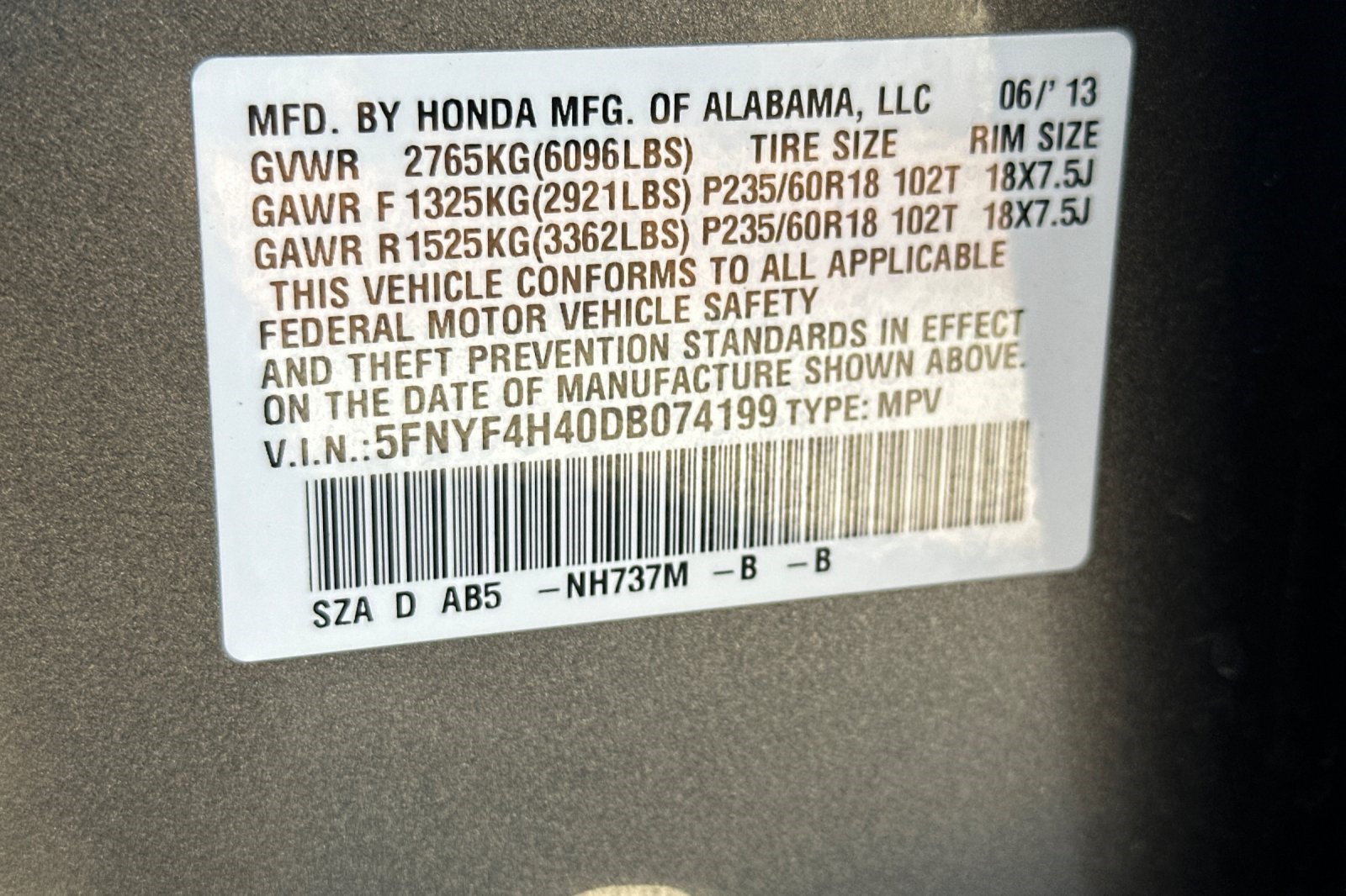 Used 2013 Honda Pilot EX image 40
